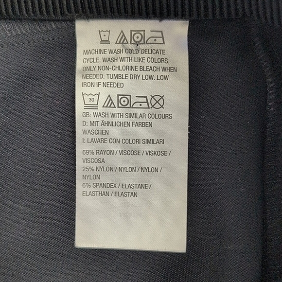 Jason Wu Womens 10 Pull On Dress Pants Black Casual Office Contemporary Classic - Picture 8 of 8